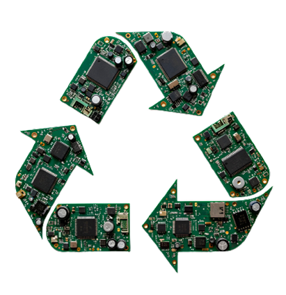 Imagem de um icon de reciclagem